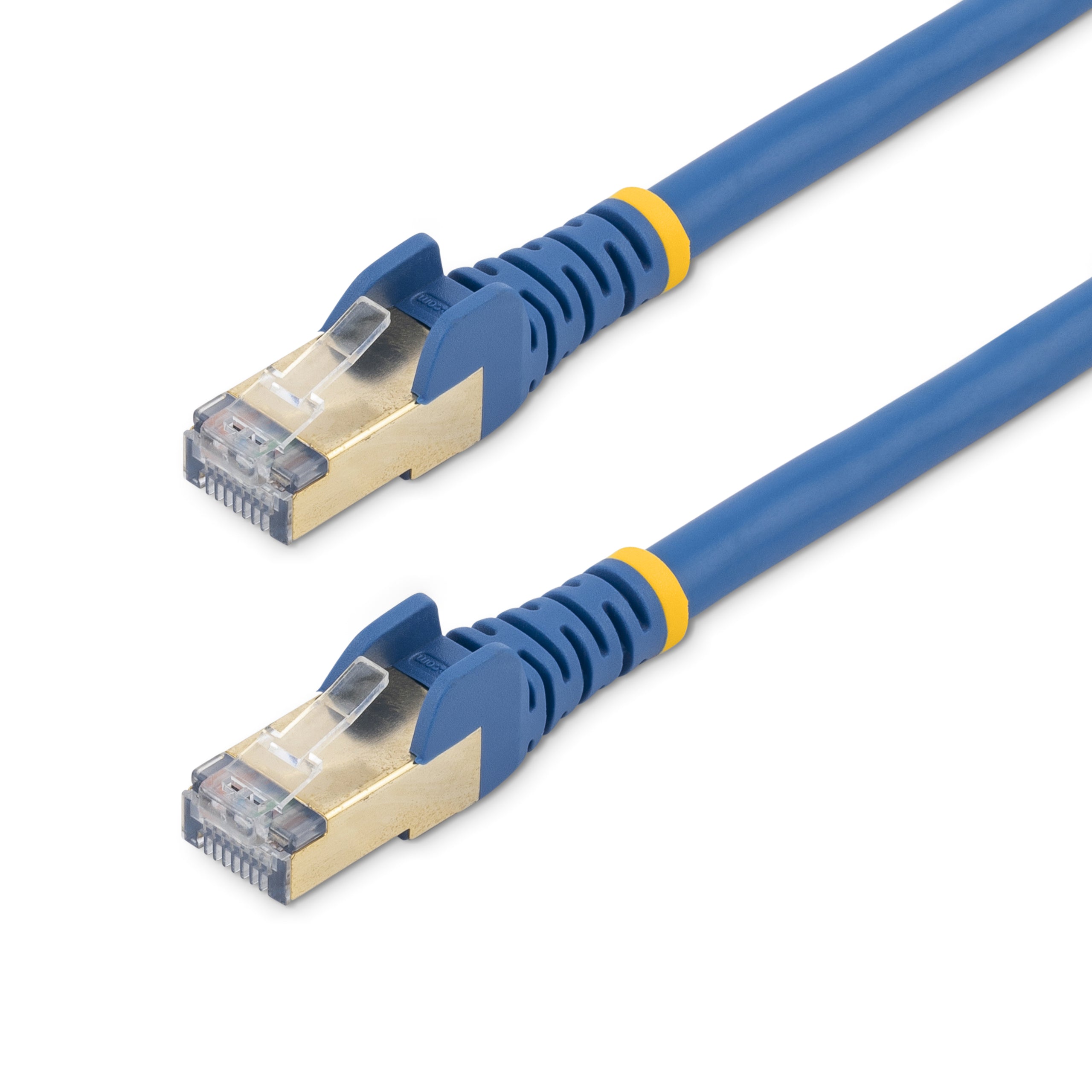 StarTech.com Cordon de raccordement CAT6a - 1,5 m - Sans crochet - Câble patch RJ45 - Bleu