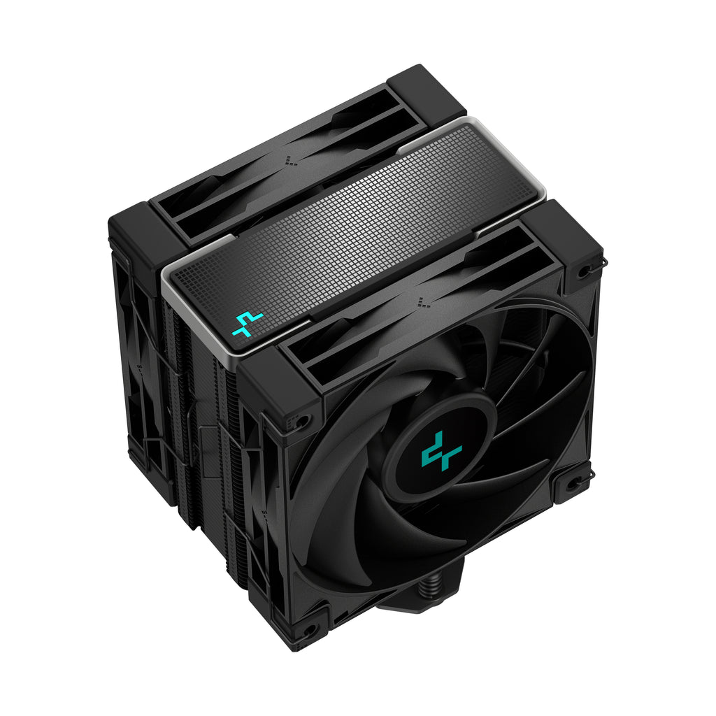 Deepcool AK400 ZERO DARK PLUS Ventirad Processeur 120 mm, Noir et Argent