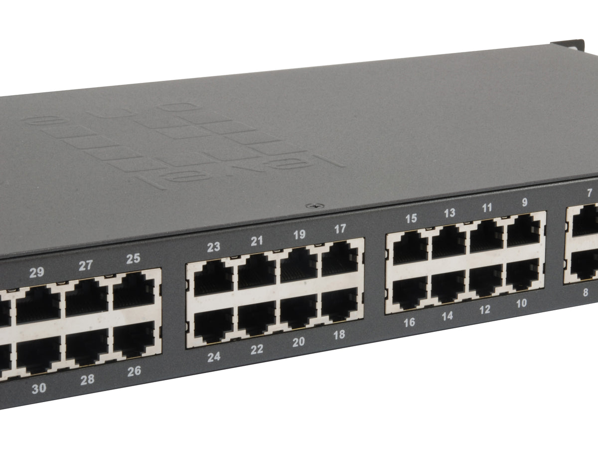 LevelOne FGP-3400W630 Commutateur Réseau Non-géré Fast Ethernet 10/100 PoE, 32 Ports, Noir
