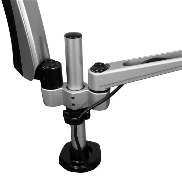 StarTech.com Support de Bureau pour 2 Écrans, Bras Articulés Multidirectionnels, Empilable, Installation sans Outil