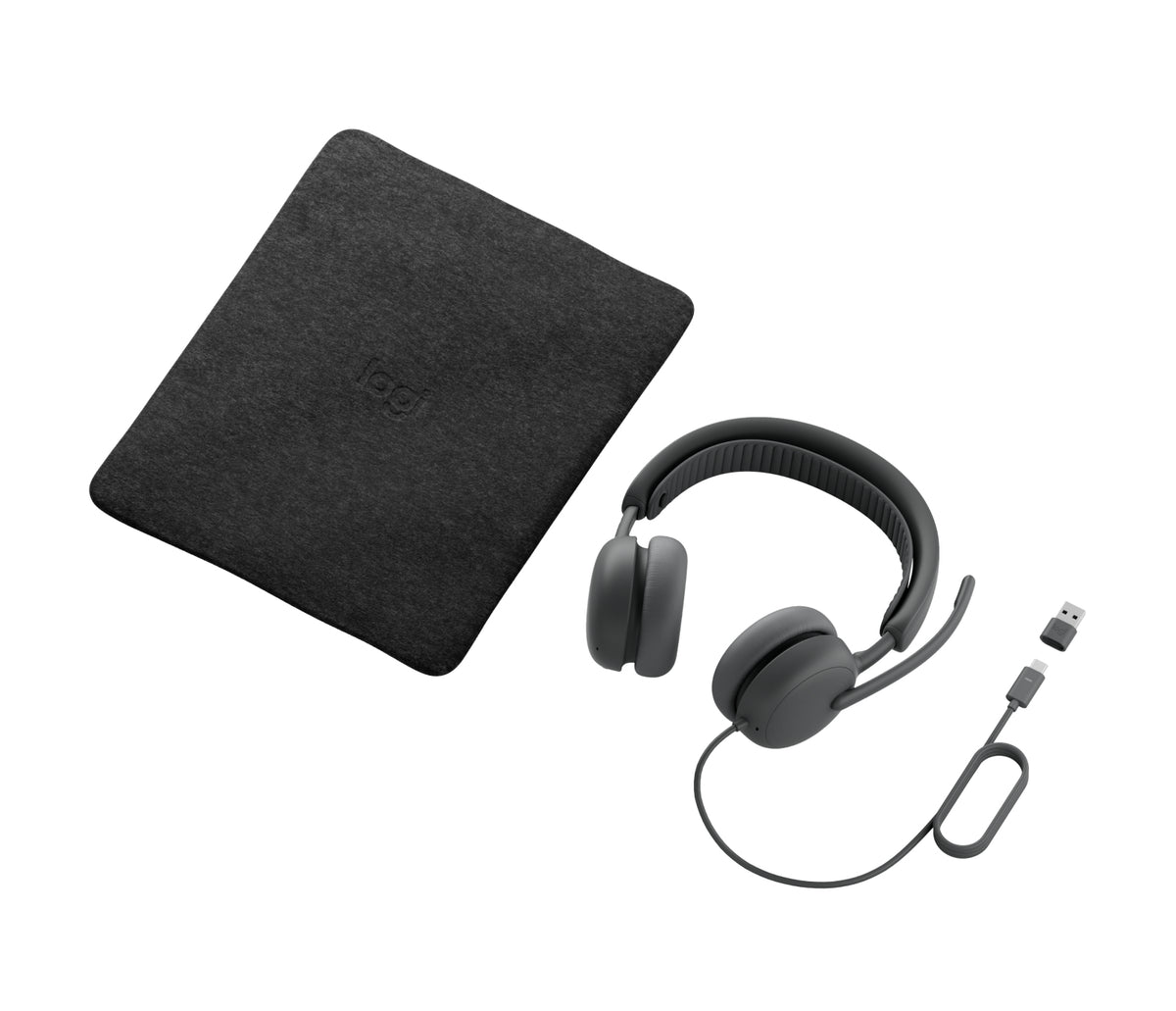 Logitech Zone Wired 2 for Business, Casque Filaire, Gris