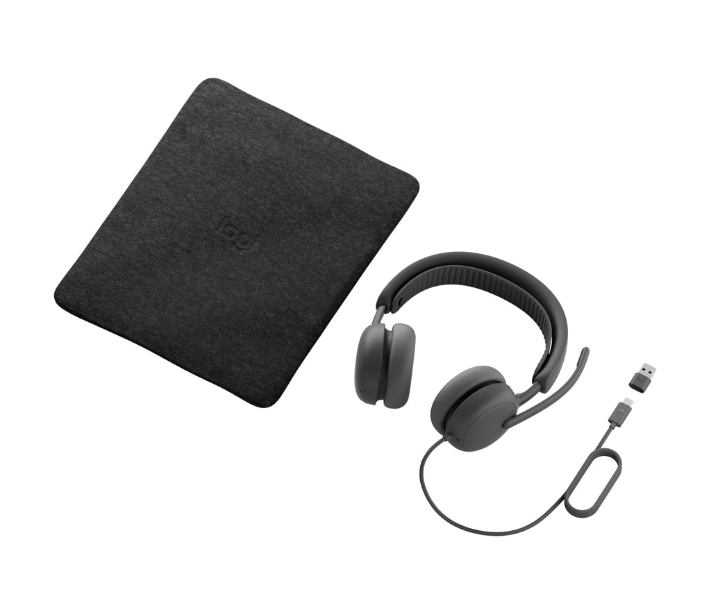 Logitech Zone Wired 2 for Business, Casque Filaire, Gris