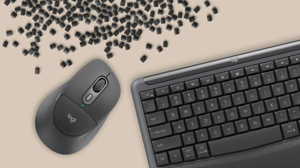 Logitech Signature Comfort Plus Combo MK880, Ensemble Clavier et Souris Sans Fil, Disposition Nordique, Graphite