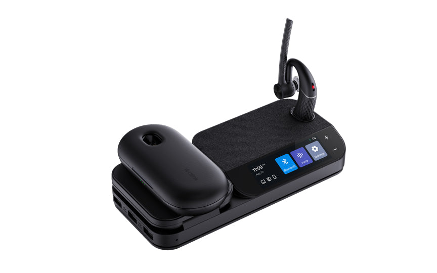Yealink BH71-WORKSTATION-PRO casque Sans fil Ecouteurs Bureau/Centre d'appels Bluetooth Socle de chargement Noir