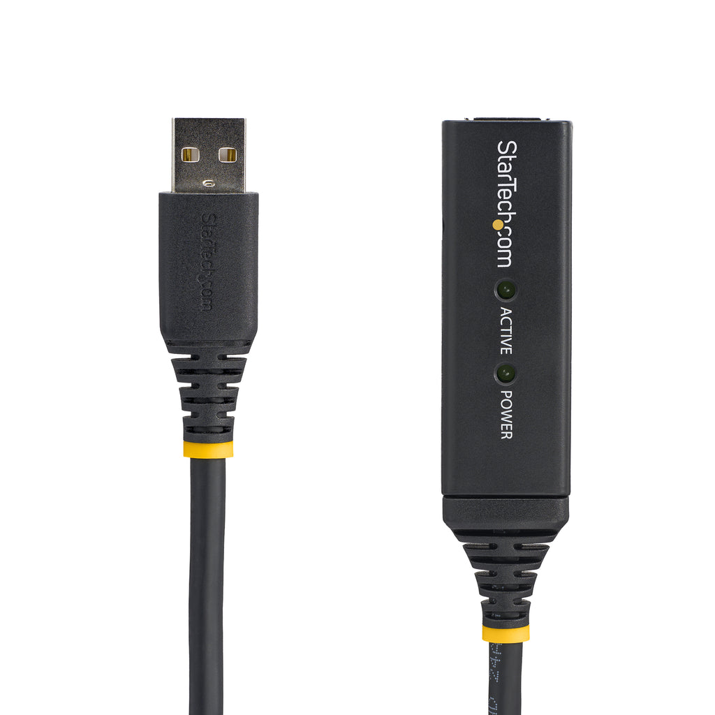 StarTech.com Câble d'extension USB 2.0 actif 5m, Répéteur USB Mâle vers Femelle
