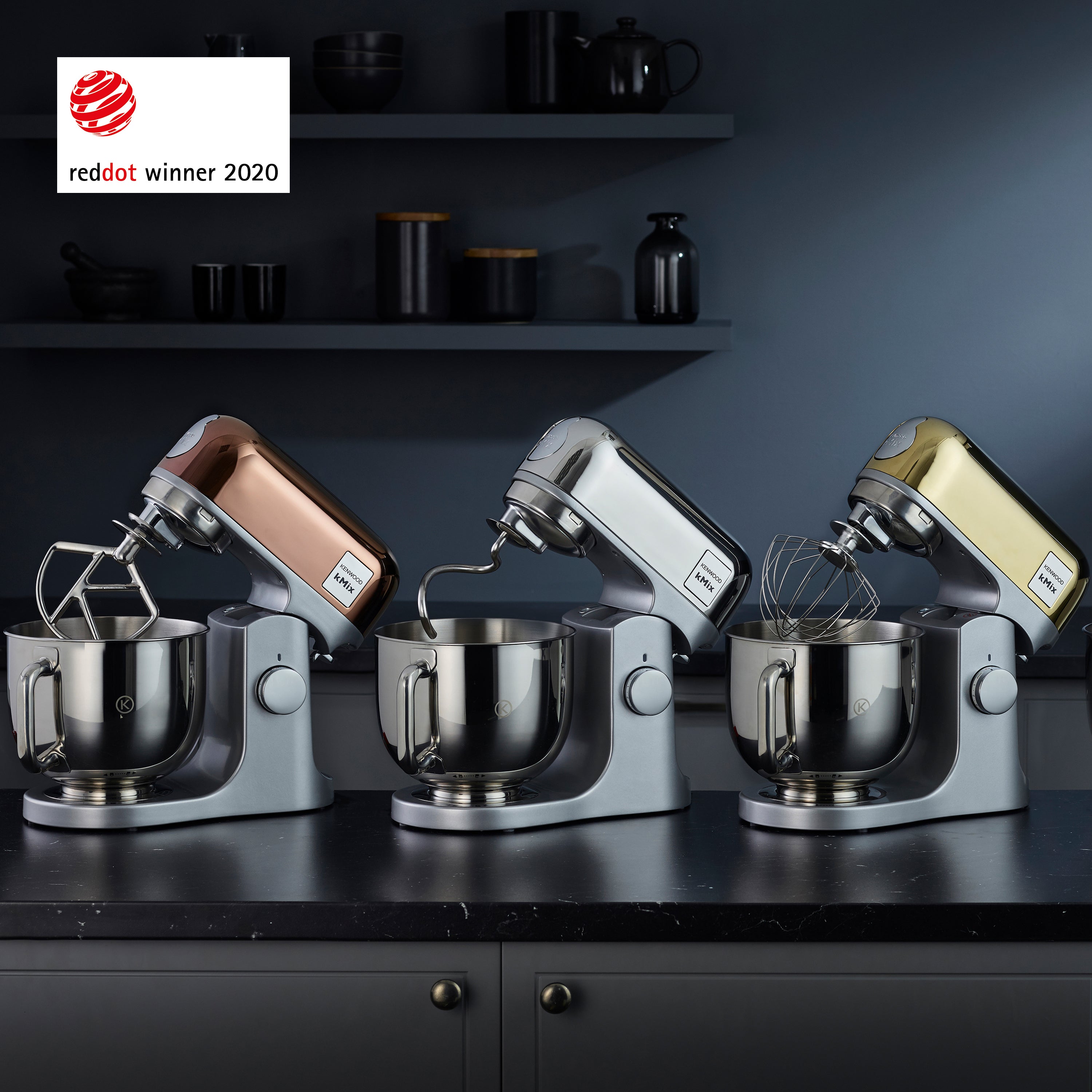 Kenwood kMix Special Edition Robot mixer 1000 W Chrome, Gris