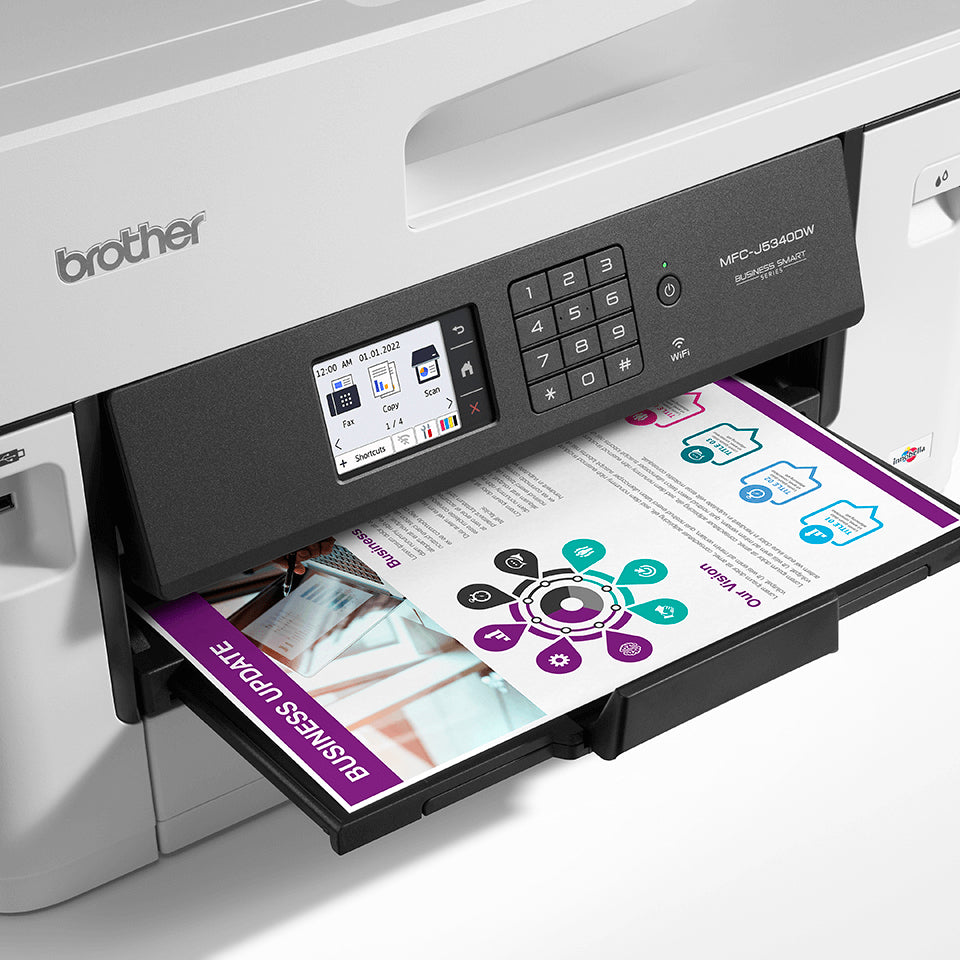 Brother MFC-J5340DW Imprimante Multifonction Jet d'encre A3, 1200 x 4800 DPI, Wifi
