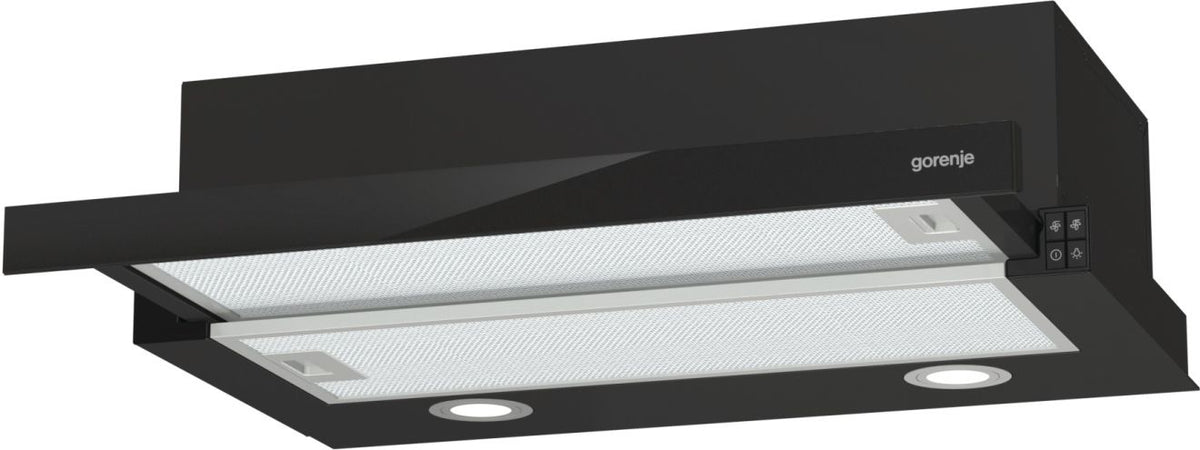 Gorenje TH62E4BG Semi-intégrée (semi-encastrée) Noir 450 m³/h