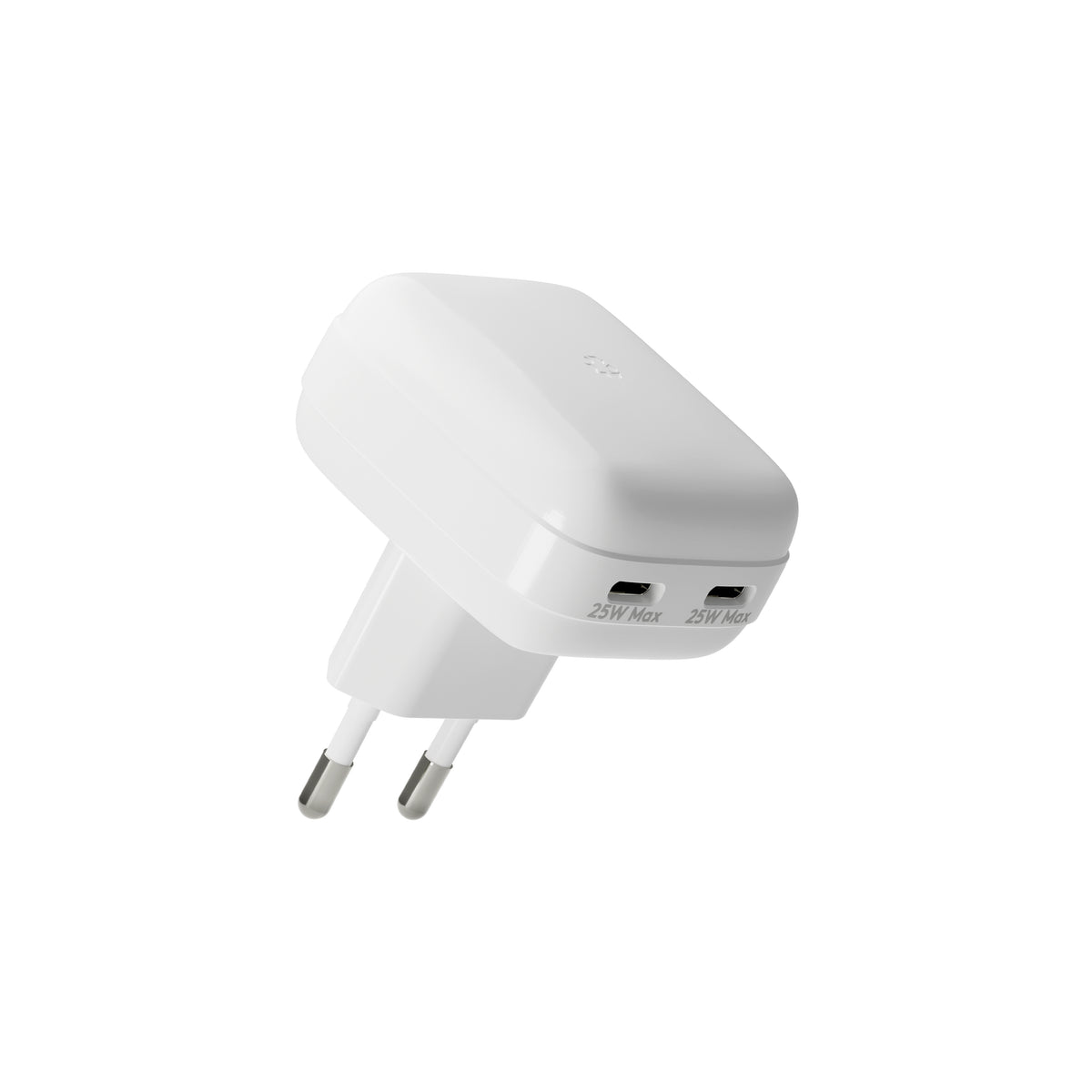 Chargeur Secteur USB Charge Rapide CH25EUWH7129, 2 Ports USB 2.0 et 2 Ports USB-C, Blanc