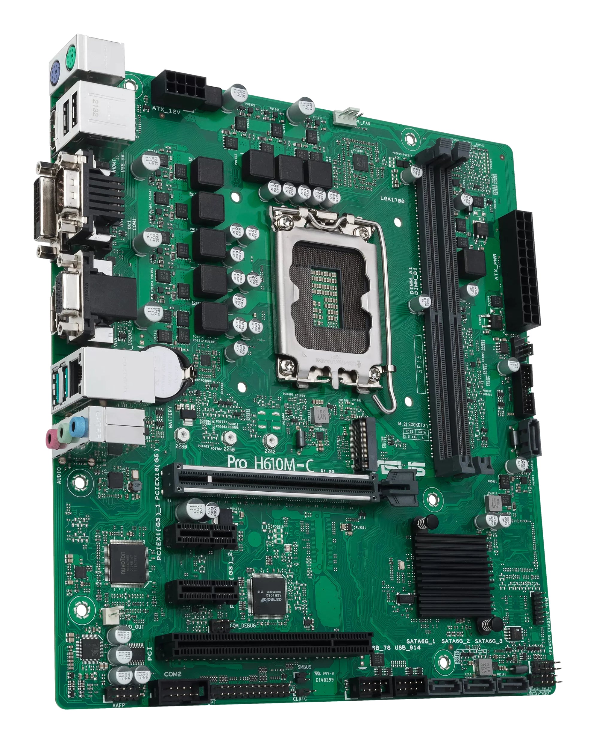 ASUS Pro H610M-C-CSM Intel H610 LGA 1700 micro ATX