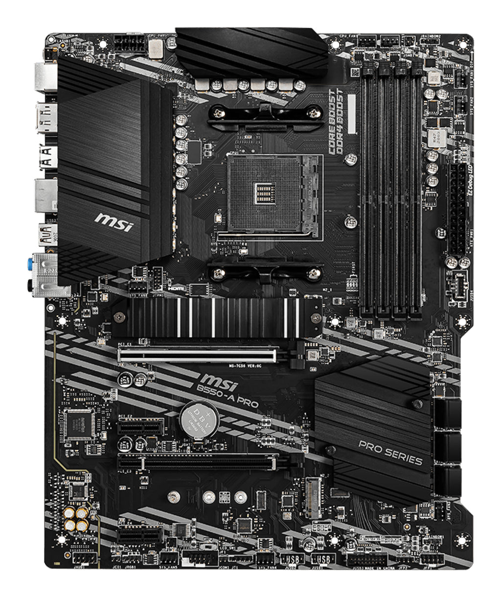 MSI B550-A PRO carte mère AMD B550 Emplacement AM4 ATX - vue 2