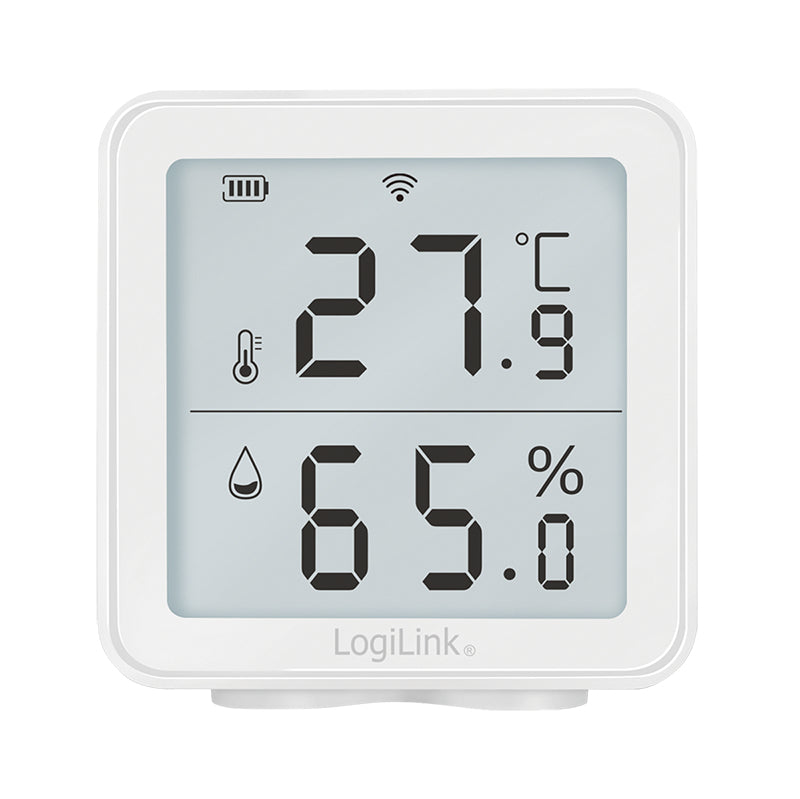 LogiLink SC0116 hygromètre et psychromètre Intérieure Hygromètre électronique Blanc