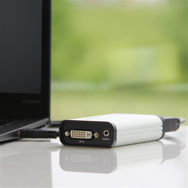 StarTech.com Boîtier d'acquisition vidéo DVI vers USB 3.0, 1080p 60 fps, Aluminium