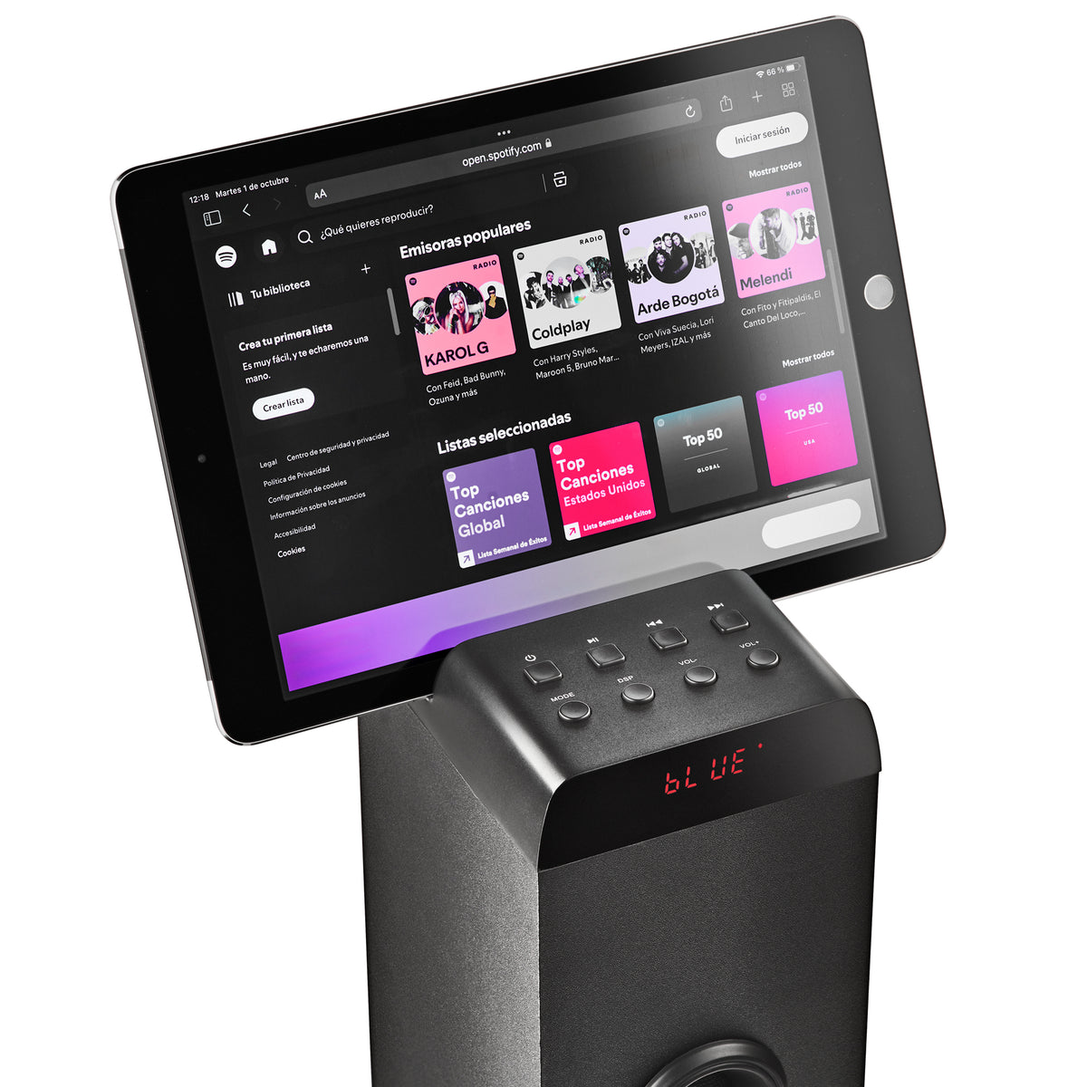NGS Sky Charm Pro Noir Avec fil &sans fil 40 W