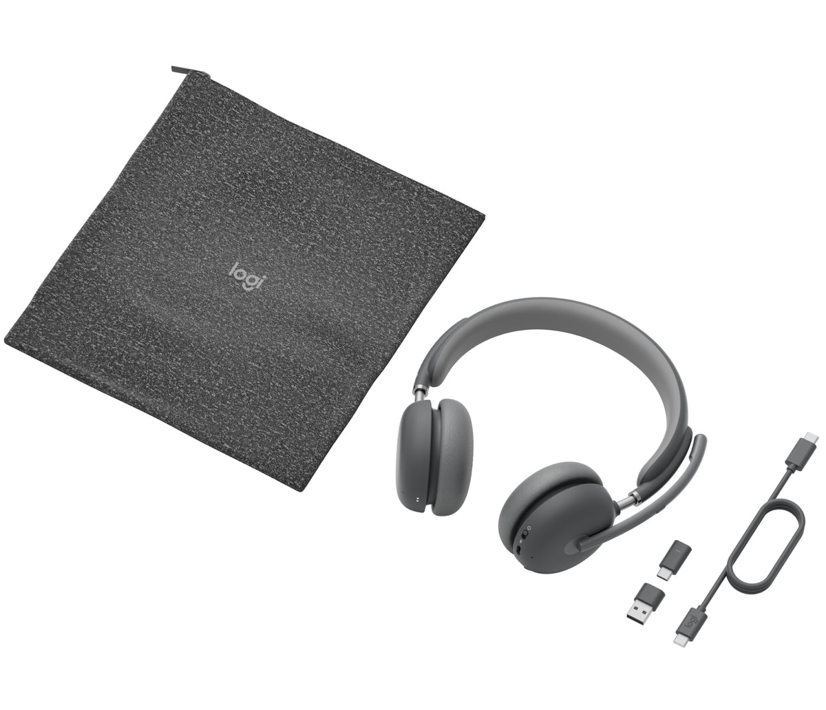Logitech Zone Wireless 2 UC Casque Sans Fil, Gris