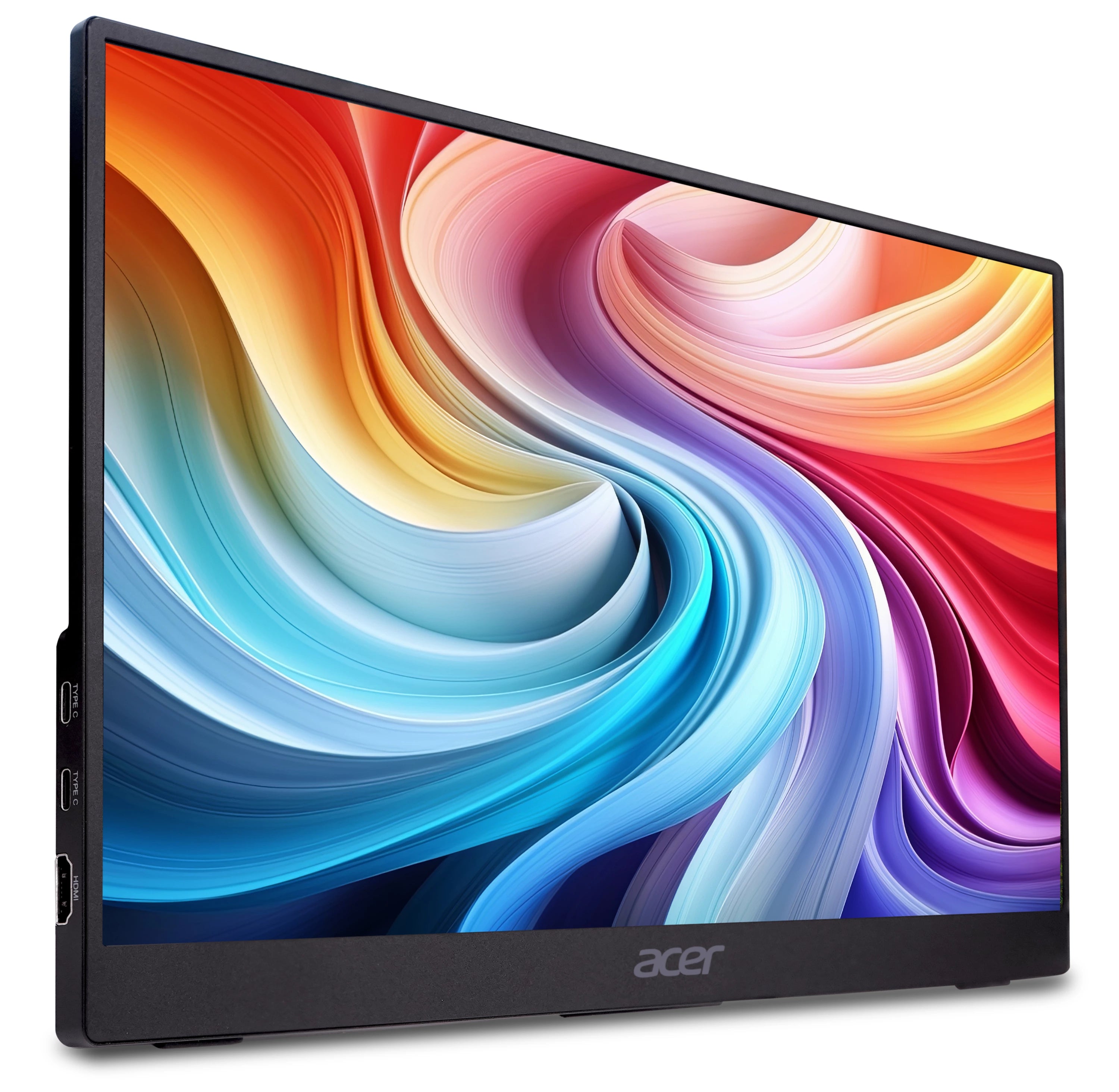 Acer PM161QB1bmiuux Moniteur portable Noir 39,6 cm (15.6") 1920 x 1080 pixels