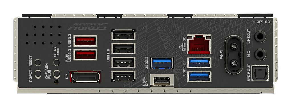 GIGABYTE Z890 AORUS ELITE WIFI7 PLUS Carte Mère – Compatible avec les processeurs Intel Core Ultra (Série 2), VRM 16+1+2 phases, jusqu’à 9466 MHz DDR5 (OC), 1x PCIe 5.0 + 3x PCIe 4.0, Wi-Fi 7, LAN 5 GbE, USB 4 - vue 6