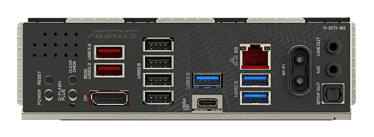 GIGABYTE Z890 AORUS ELITE WIFI7 PLUS Carte Mère – Compatible avec les processeurs Intel Core Ultra (Série 2), VRM 16+1+2 phases, jusqu’à 9466 MHz DDR5 (OC), 1x PCIe 5.0 + 3x PCIe 4.0, Wi-Fi 7, LAN 5 GbE, USB 4 - vue 6