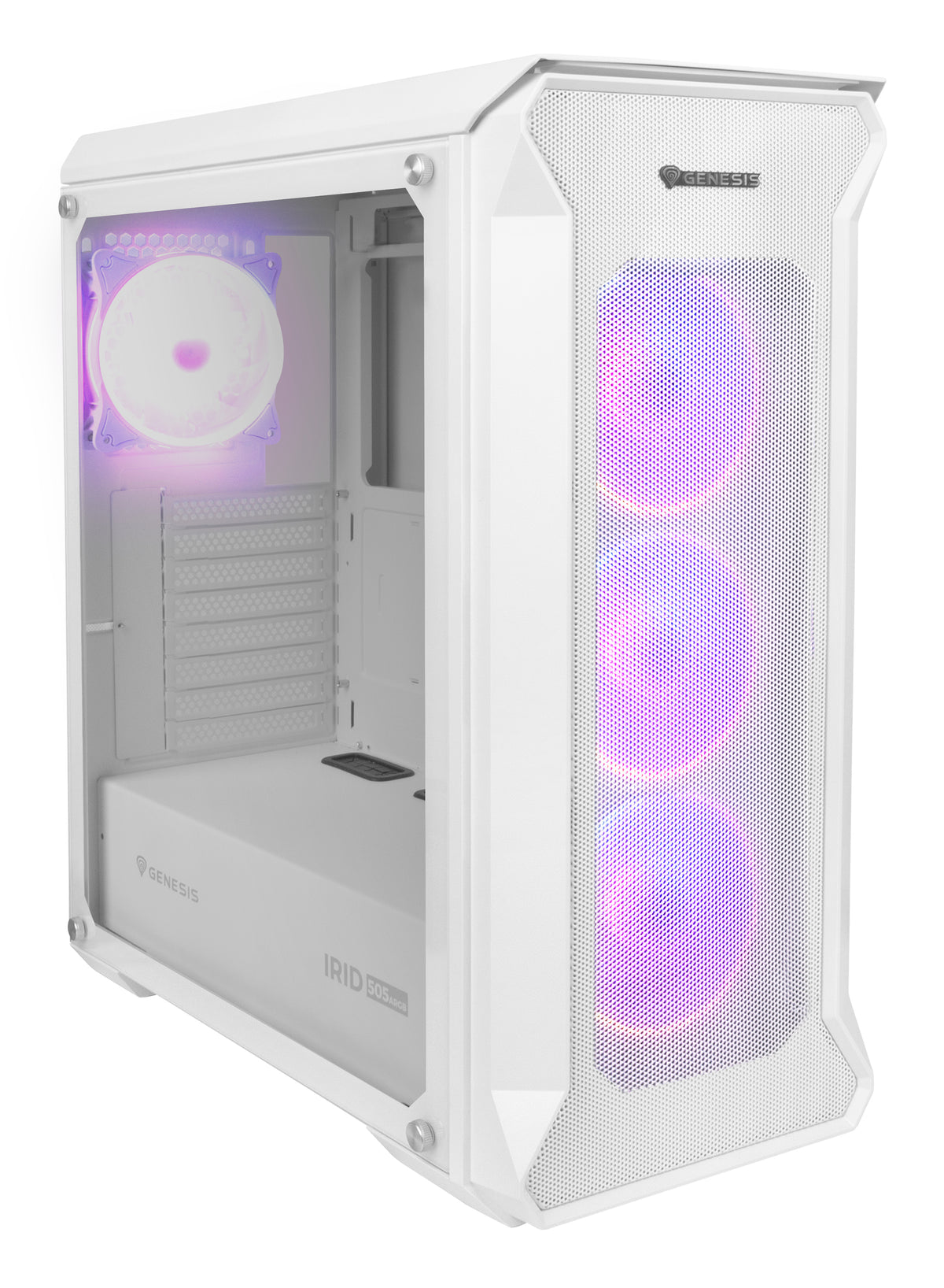 Genesis Irid 505 V2 aRGB Tower ATX Hvid