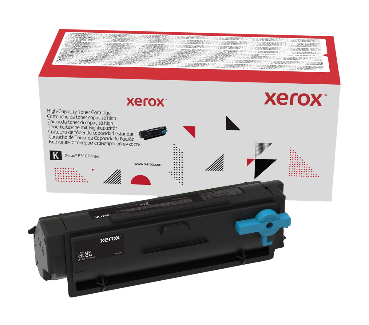 Xerox Cartouche de Toner Noir Haute Capacité 006R04377 pour B310, B305, B315 (8000 pages)
