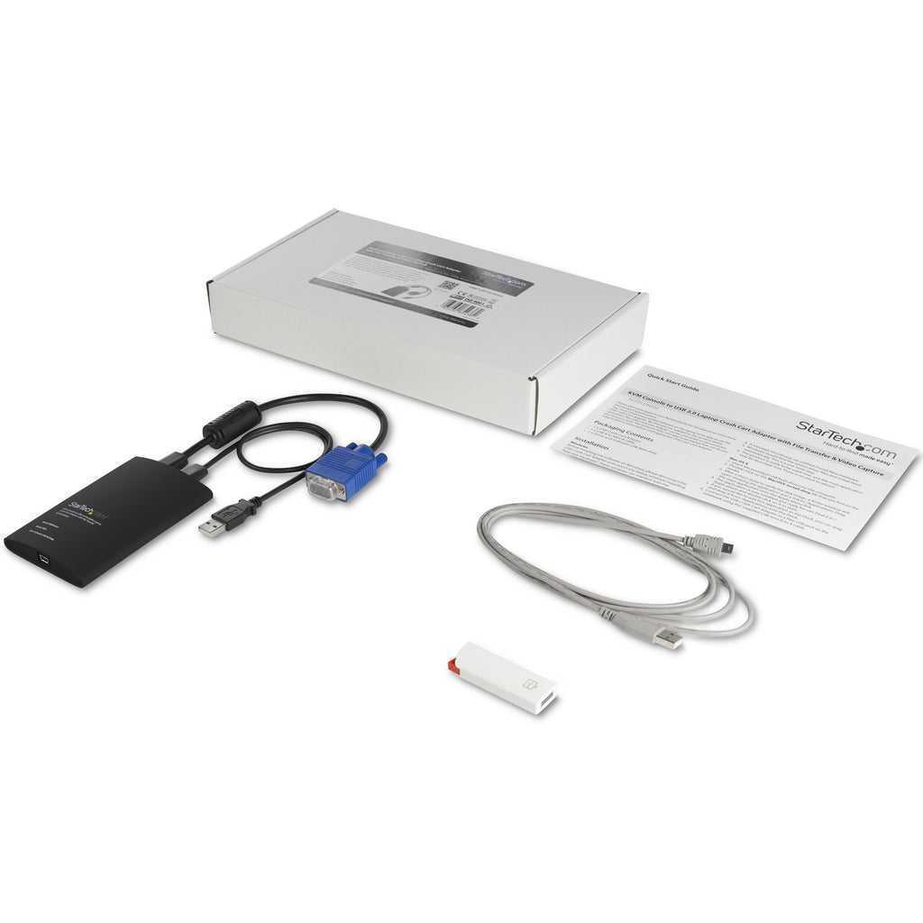 StarTech.com Adaptateur Crash Cart KVM USB pour Ordinateur Portable, VGA 1920 x 1200
