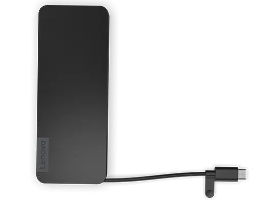 Lenovo 4X11N40212 station d'accueil Avec fil USB 3.2 Gen 1 (3.1 Gen 1) Type-C Noir
