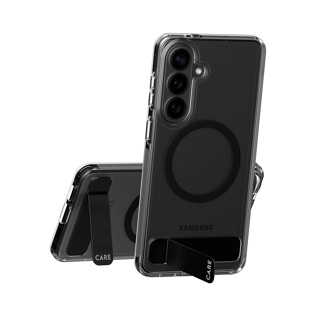 PanzerGlass CARE Kickstand Case Transparent avec Qi pour Samsung Galaxy S26+