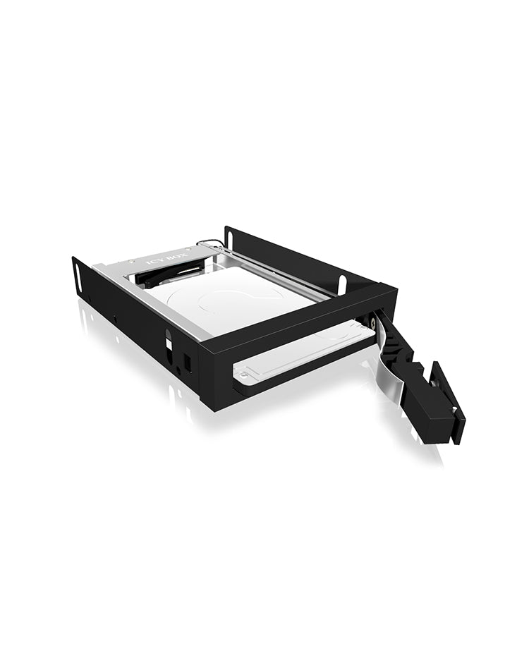 ICY BOX IB-2217StS 8,89 cm (3.5") Plateau de stockage de disques Noir