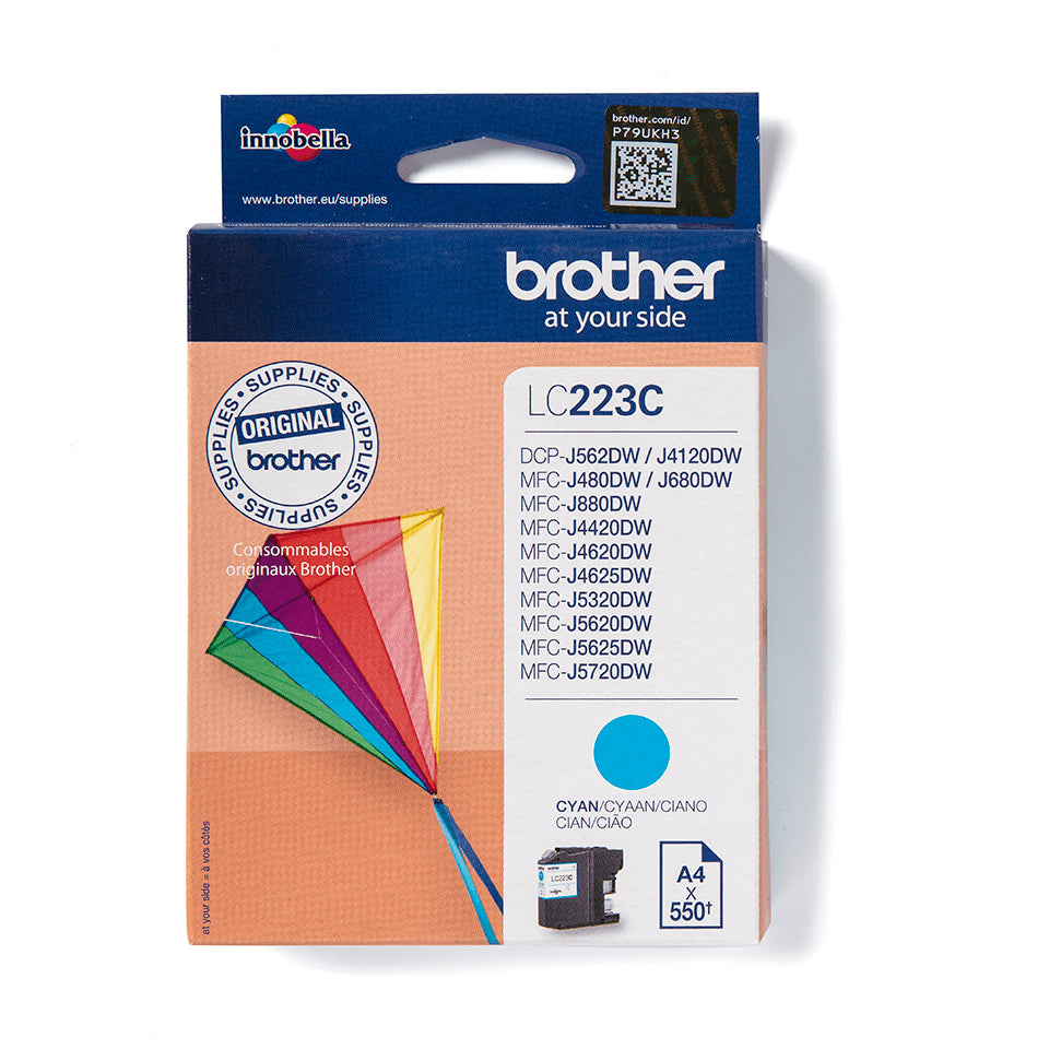 Brother LC223C - Cartouche d'encre originale – Cyan