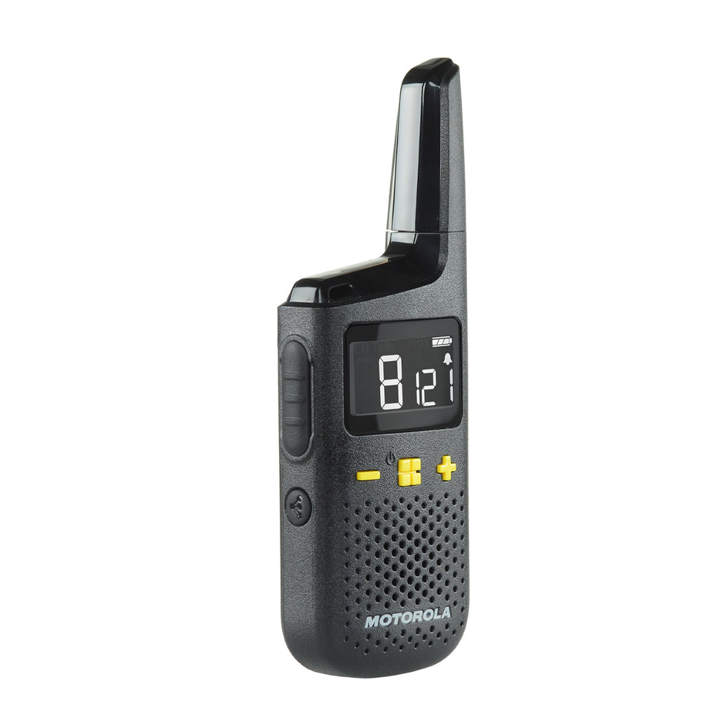 Motorola XT185 Radio Bidirectionnelle PMR 16 Canaux, 446.00625 - 446.19375 MHz, Noir