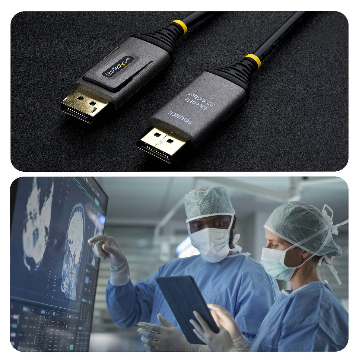 15M ACTIVE OPTICAL DP 1.4 CABLE