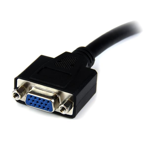StarTech.com Câble adaptateur DVI vers VGA de 20cm - Convertisseur DVI-I vers HD15 - M/F - vue 3