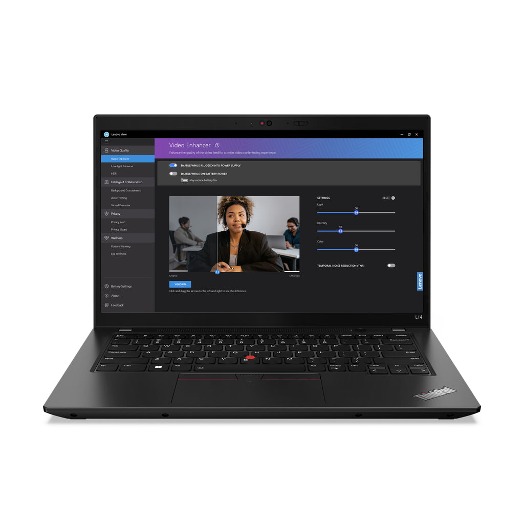 Lenovo ThinkPad L14 Gen 4 (Intel) Intel® Core™ i5 i5-1335U Ordinateur portable 35,6 cm (14") Full HD 16 Go DDR4-SDRAM 512 Go SSD Wi-Fi 6E (802.11ax) Windows 11 Pro Nordique Noir