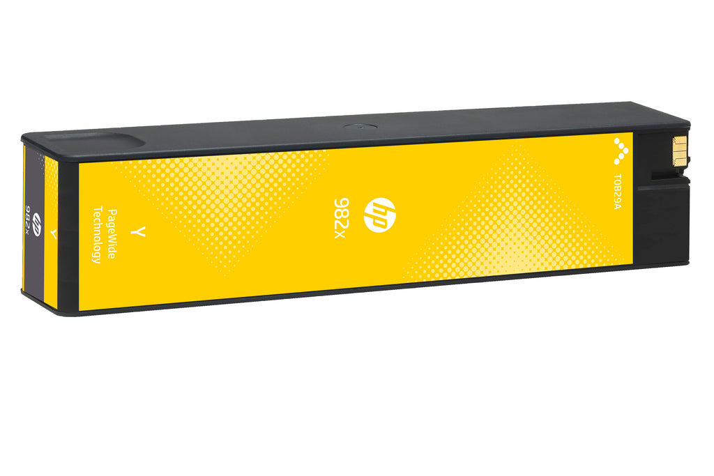 HP Cartouche d'encre Jaune PageWide 982X Grande Capacité Authentique