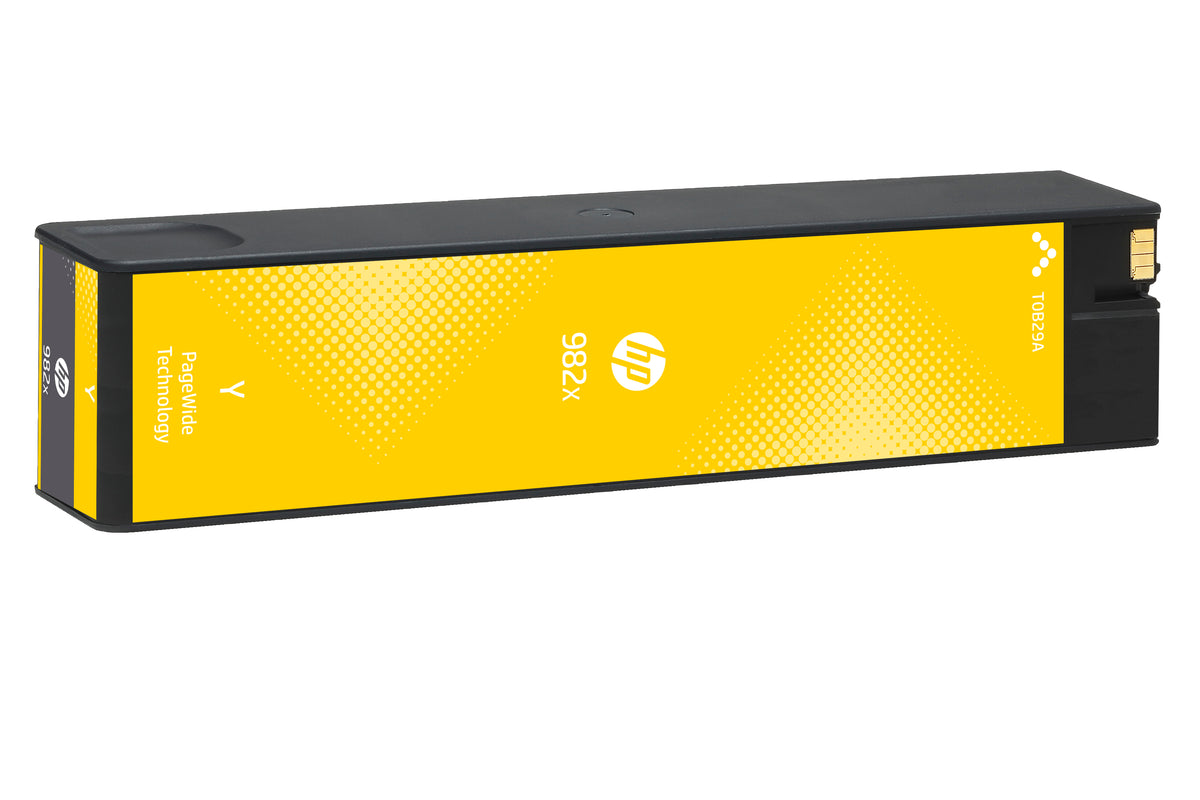 HP Cartouche d'encre Jaune PageWide 982X Grande Capacité Authentique