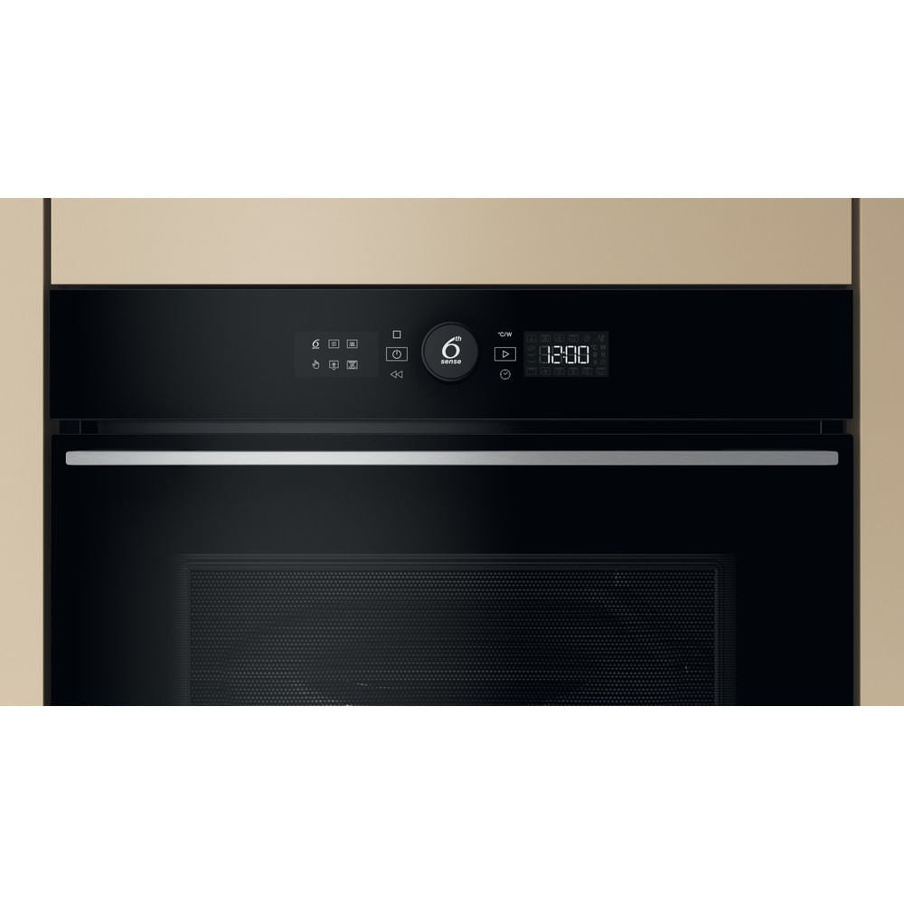 Whirlpool WMW57DHMX Noir, Acier inoxydable Micro-onde combiné Intégré 40 L 900 W