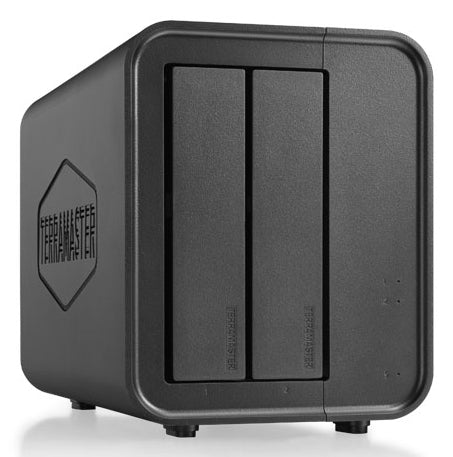 TerraMaster D2-320 boîtier de disques Bureau Noir