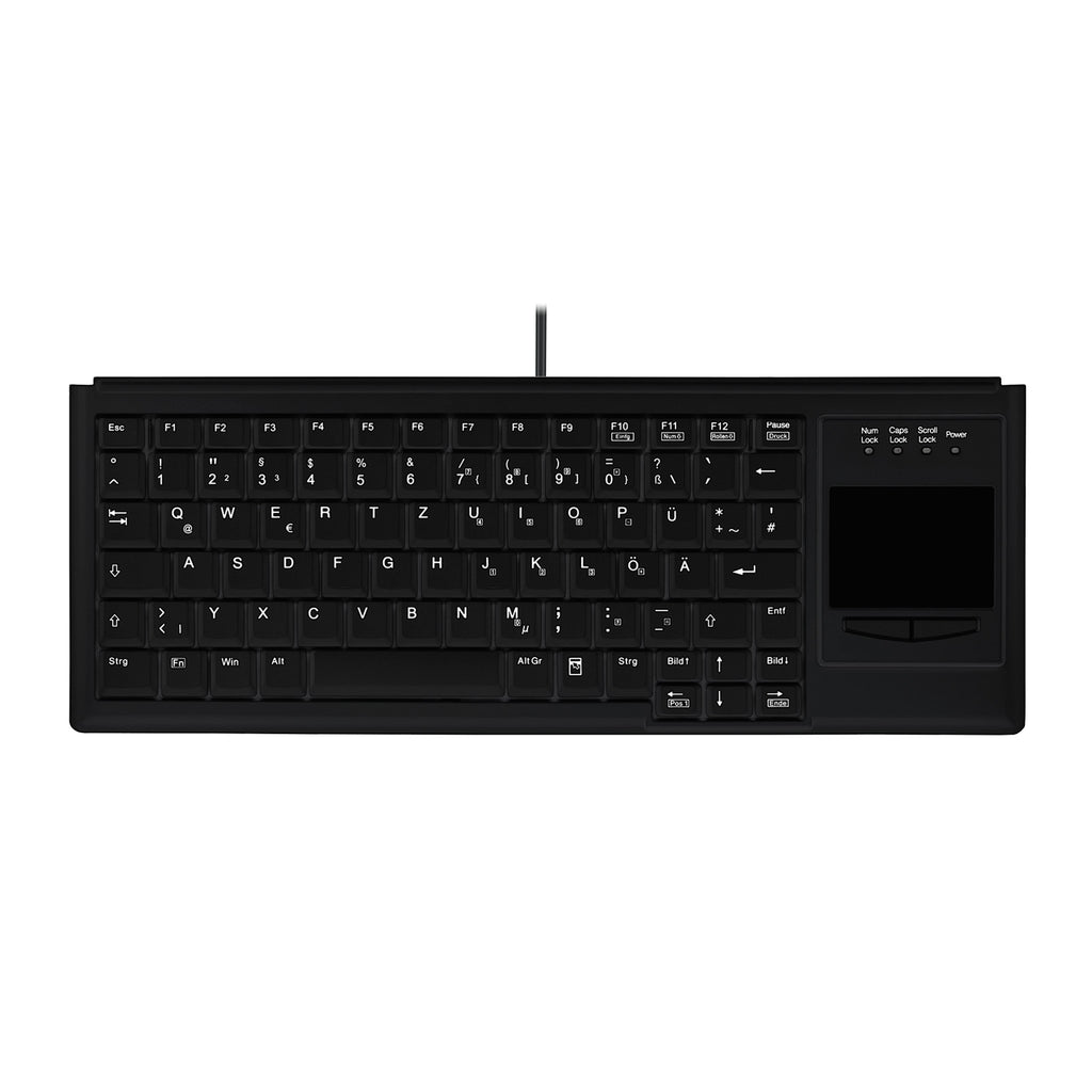 Contour Design Active Key AK-4400-GU clavier Industriel USB QWERTZ Allemand Noir