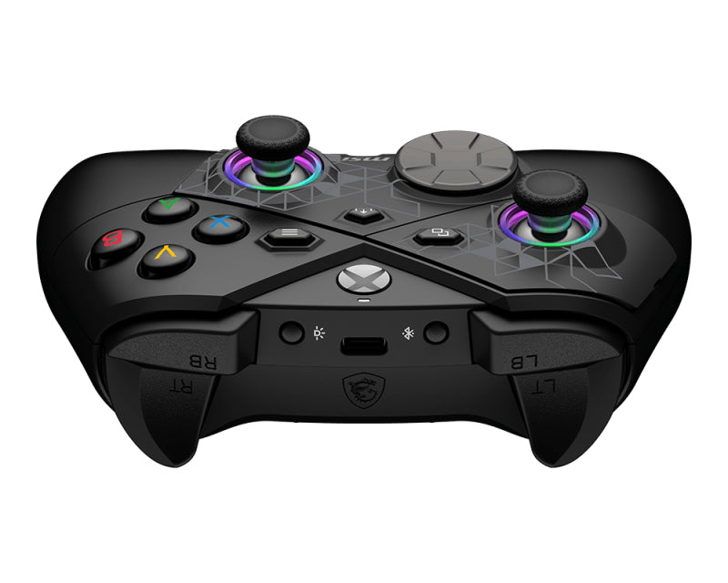 MSI FORCE PRO W CONTROLLER Noir USB 2.0 Manette de jeu Analogique/Numérique Android, PC, Xbox One S, Xbox One X, Xbox Se