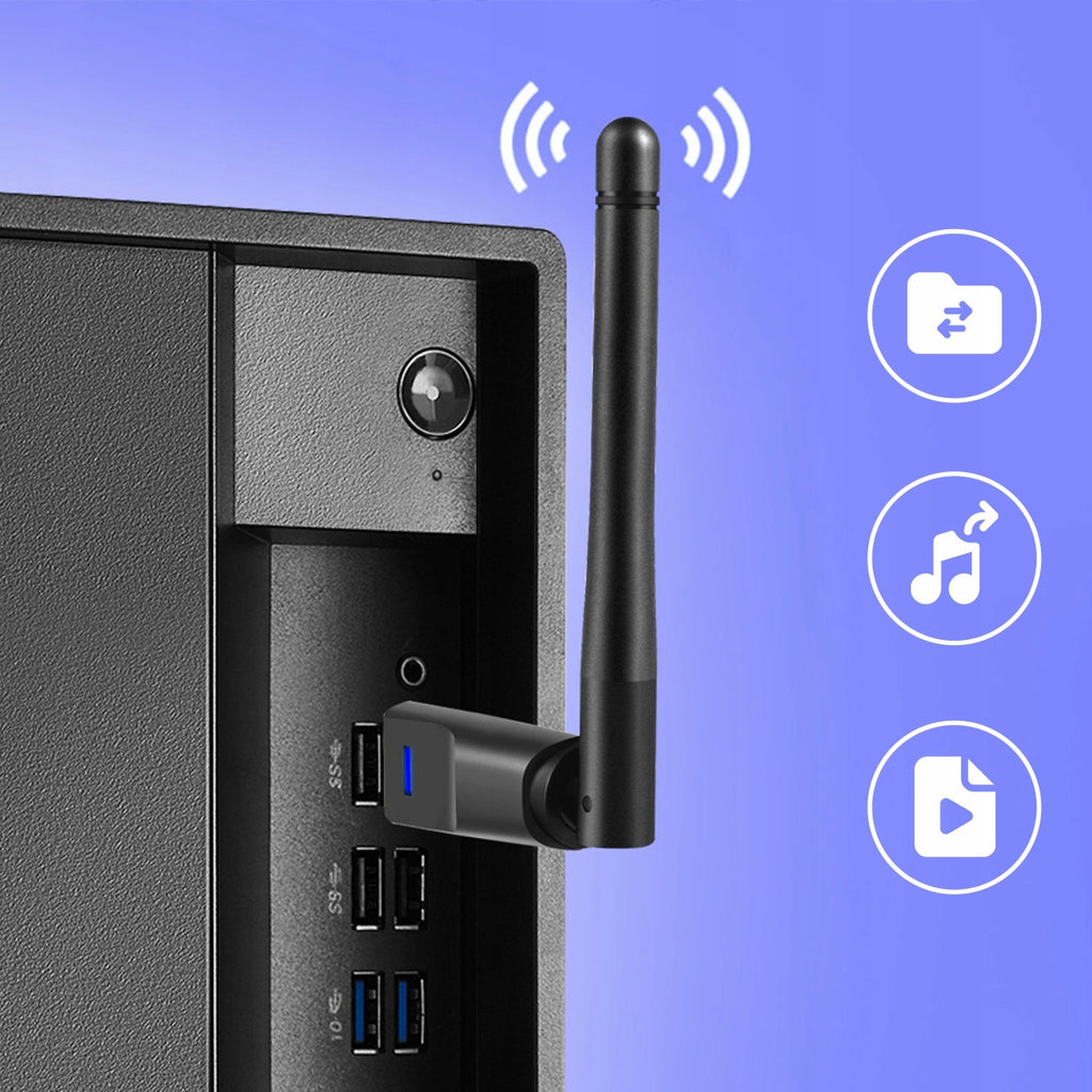 Carte réseau, adaptateur Wi-Fi USB, antenne Wi-Fi pour tuner et décodeur DVB-T2 HEVC Zenwire WD-1516