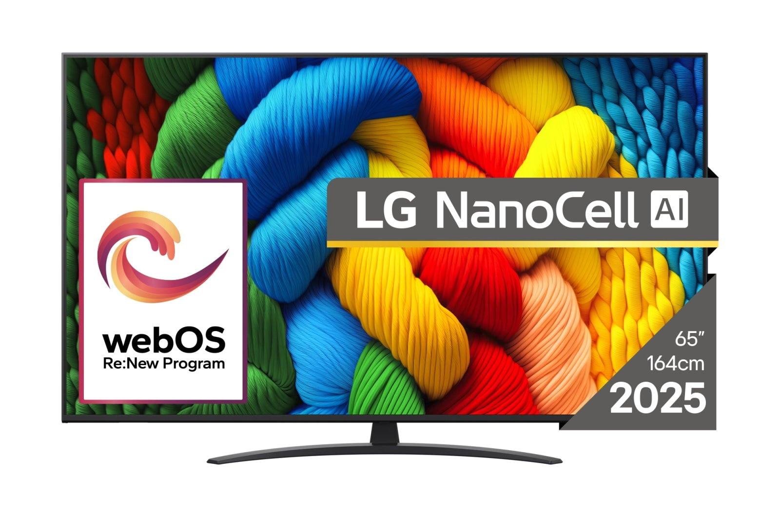 LG NanoCell AI 65NANO81A3A TV 165,1 cm (65") 4K Ultra HD Smart TV Wifi Noir
