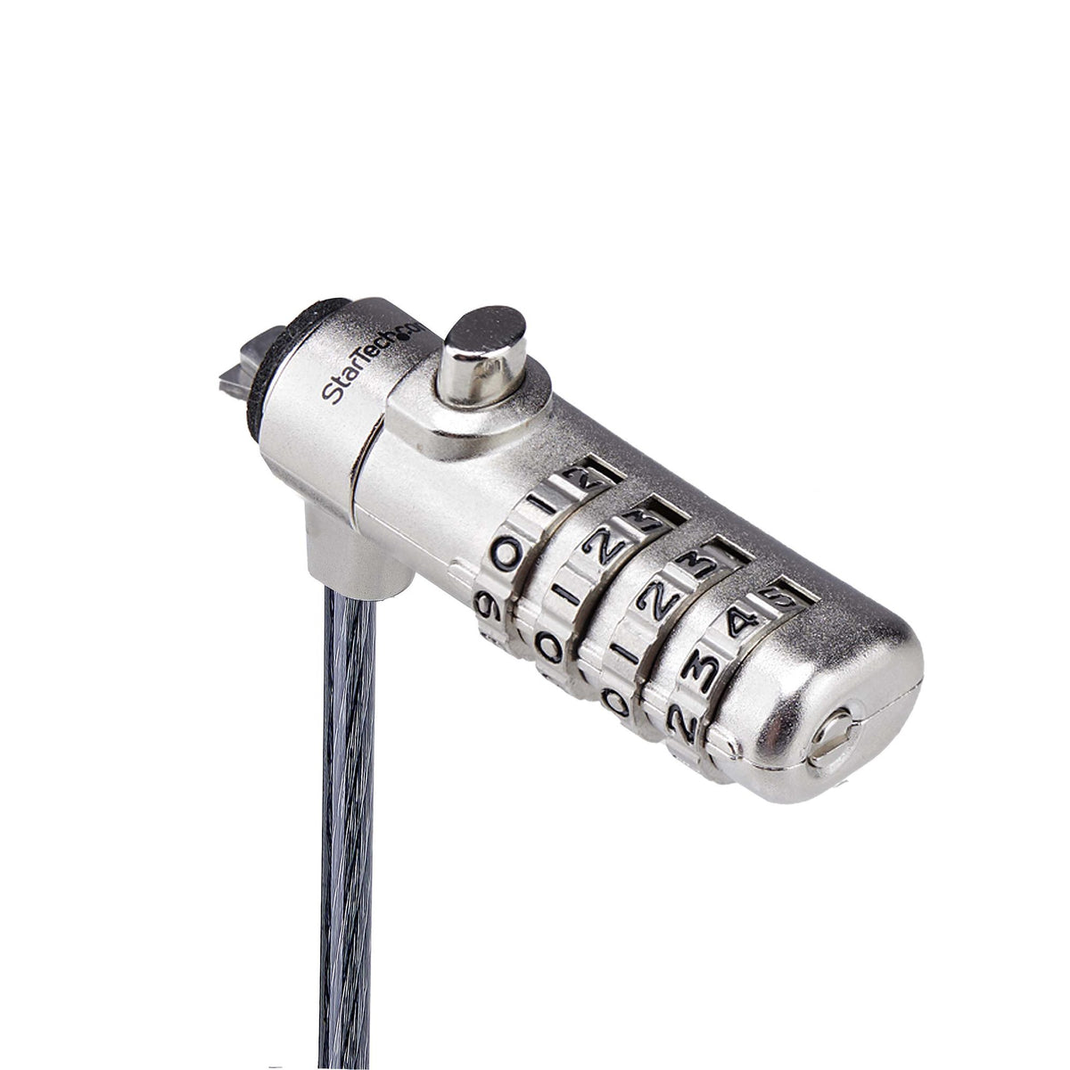 StarTech.com Antivol pour Ordinateur Portable K-Slot, Câble en Acier 1,5m, Serrure à Combinaison