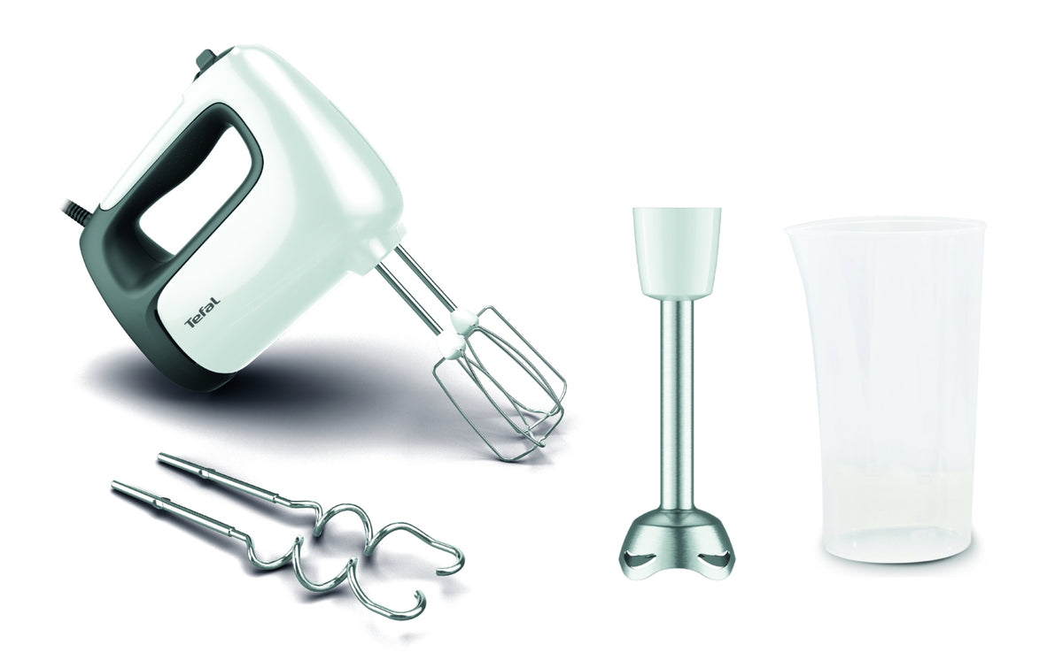 Tefal Prep'Mix HT4621 Batteur à main 500 W Blanc