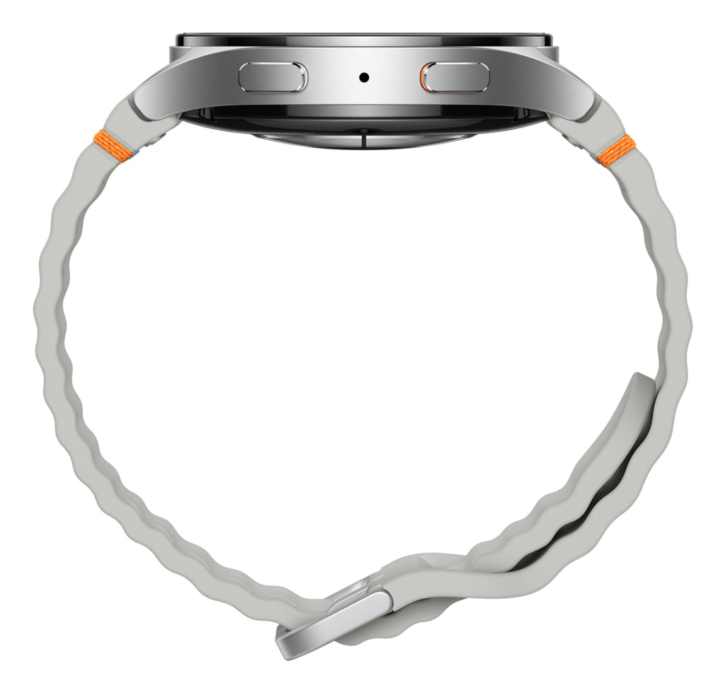 Samsung Samsung Galaxy Watch7 3,81 cm (1.5") AMOLED 44 mm Numérique 480 x 480 pixels Écran tactile 4G Argent Wifi GPS (satellite)