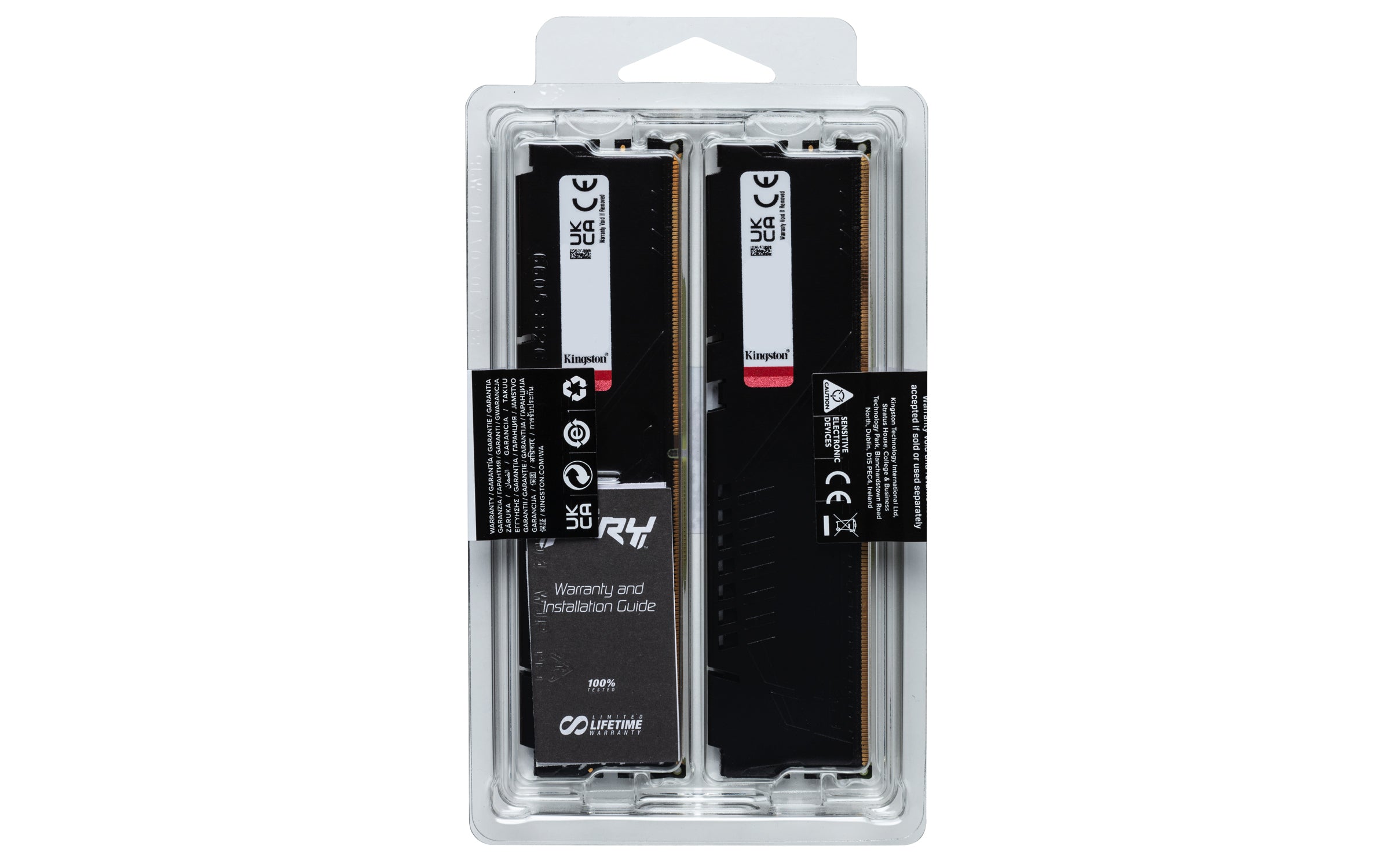 Kingston Technology FURY Beast 32 Go 5200 MT/s DDR5 CL40 DIMM (Kits de 2) Black