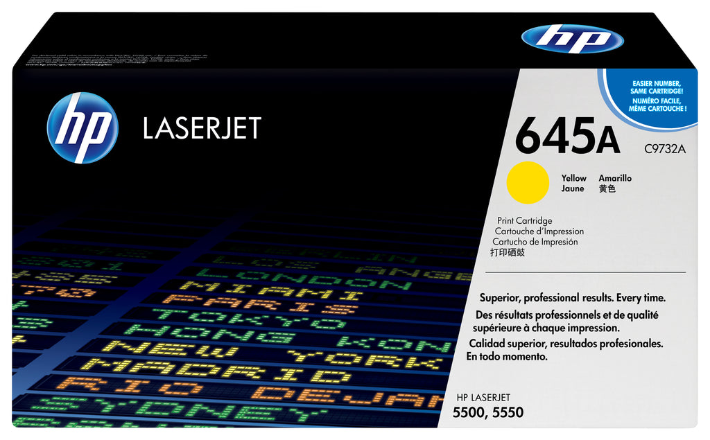 HP 645A Toner LaserJet Jaune Authentique