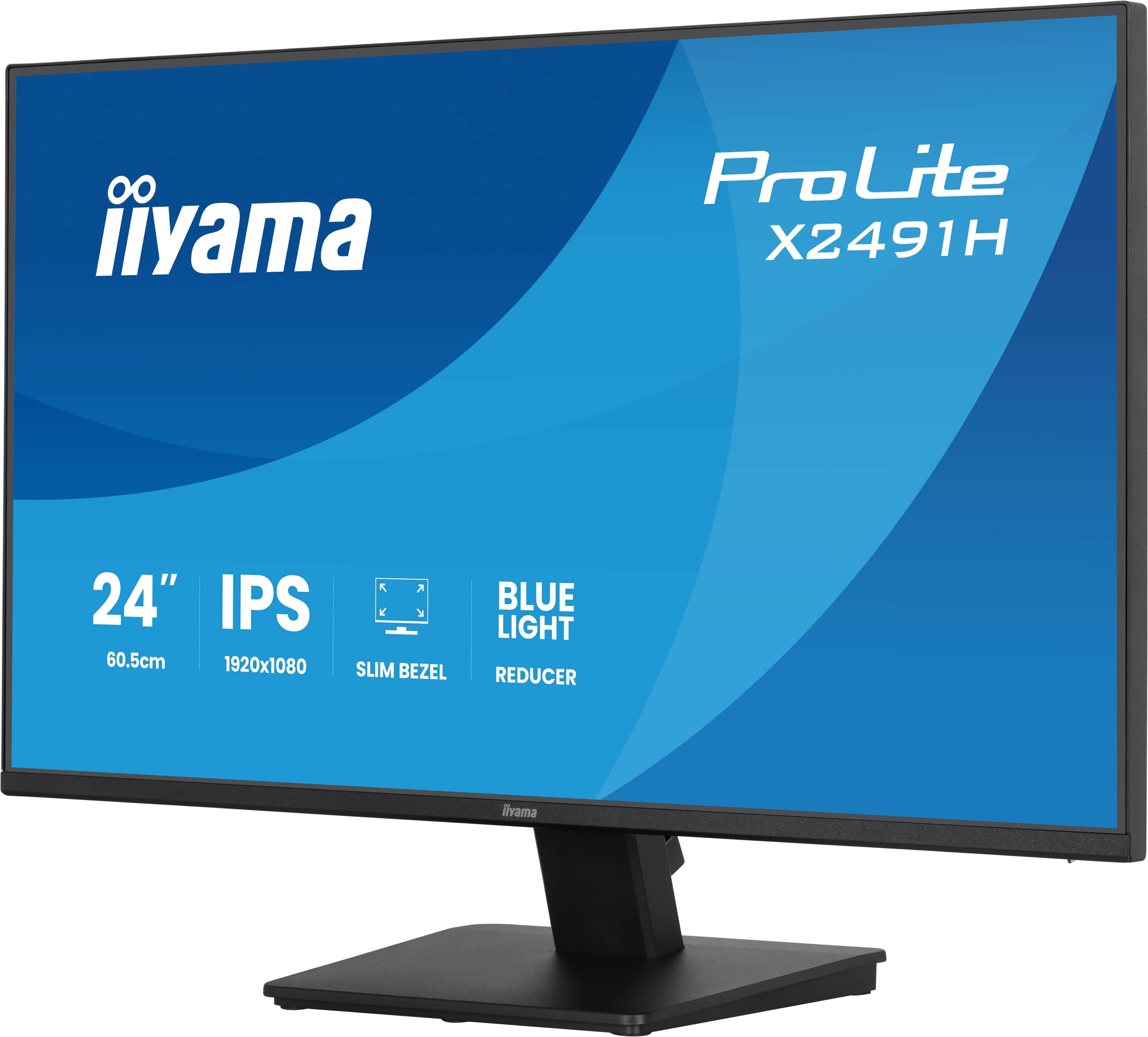 iiyama ProLite X2491H-B1 écran plat de PC 60,5 cm (23.8") 1920 x 1080 pixels Full HD LCD Noir