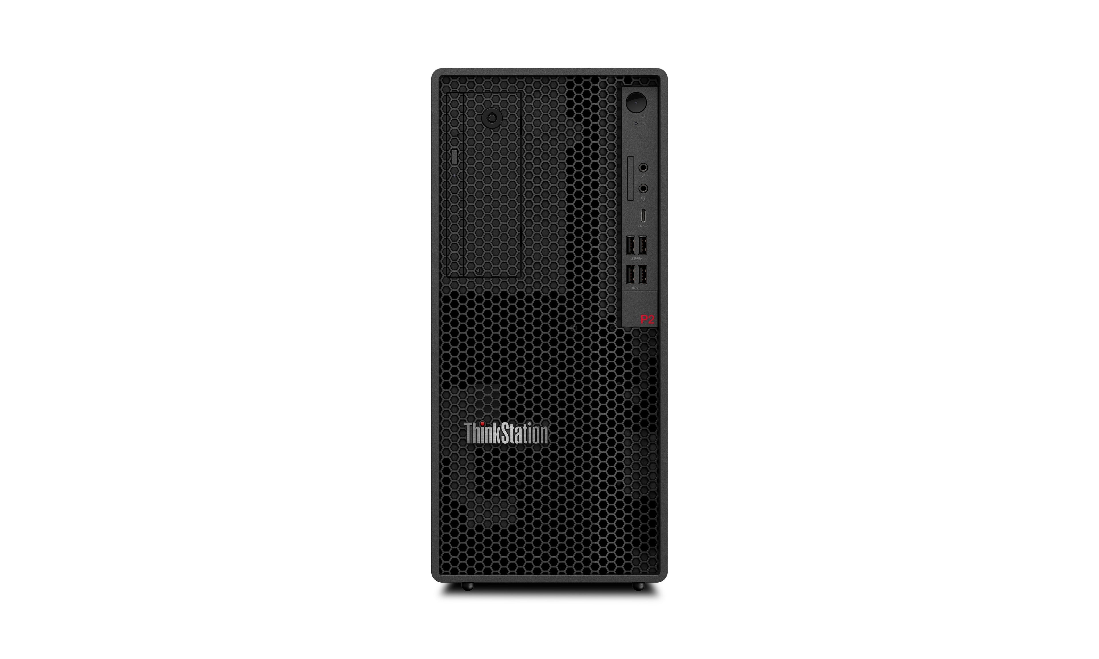 Lenovo ThinkStation P2 Tower Gen 2 Intel Core Ultra 9 285 32 Go DDR5-SDRAM 1 To SSD NVIDIA GeForce RTX 5070 Windows 11 Pro Station de travail Noir