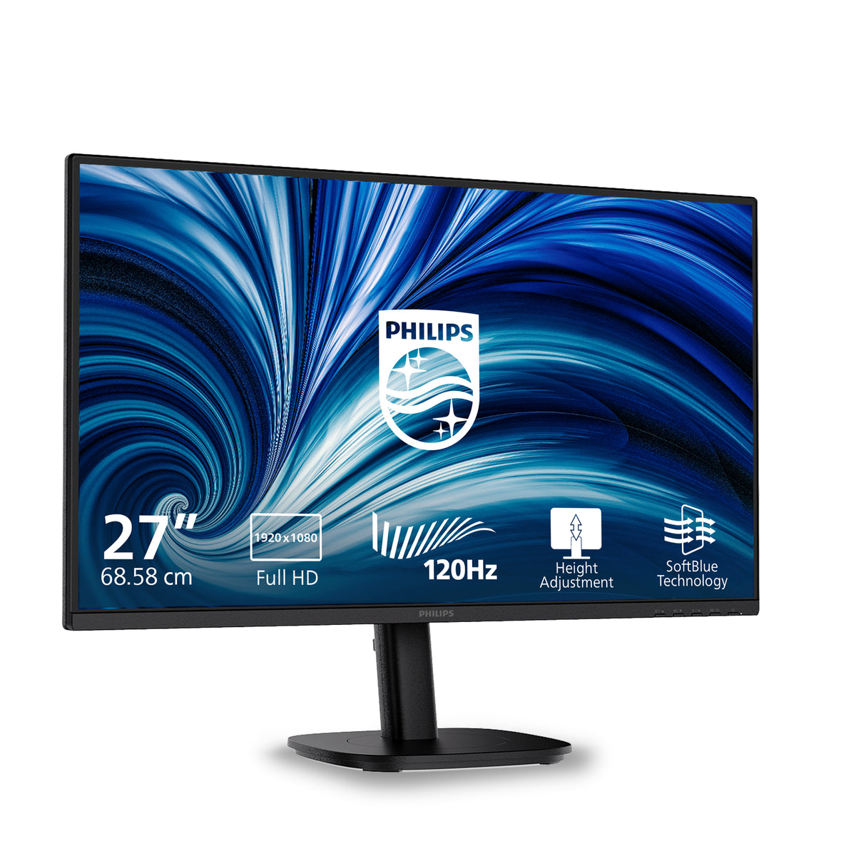 Philips 3000 series 27B2N3200A/61 écran plat de PC 68,6 cm (27") 1920 x 1080 pixels Full HD LCD Noir