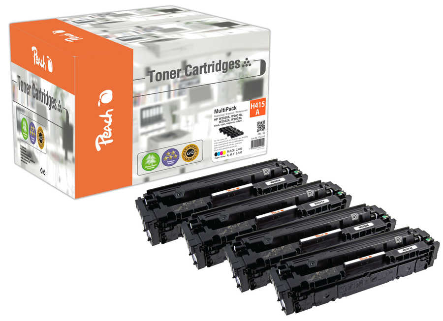 Cartouches de Toner Compatibles PT1139, Lot de 4 (Noir, Cyan, Magenta, Jaune)